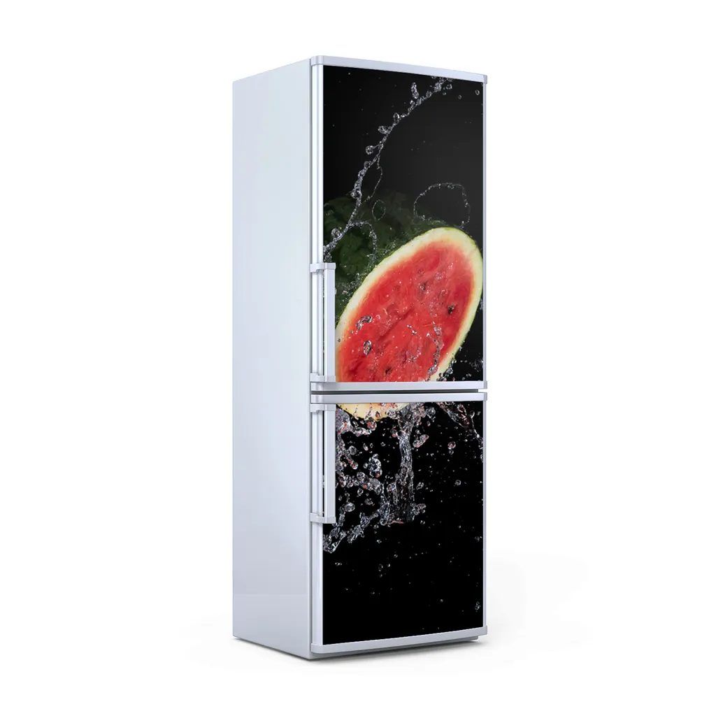 Magnete Dekorative - 60 cm x 180 cm - Küche Magnetmatte Kühlschrankmagnete - Wassermelone Spritzen